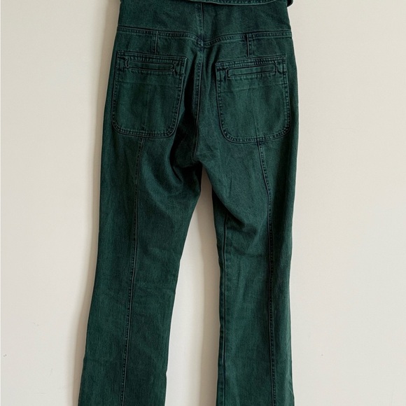 Cruise Designer Womens Tie Waist Green Stone Wash Jeans Size 38 - Picture 5 of 12